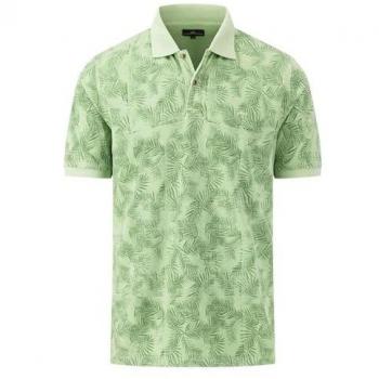 Regular Fit Poloshirt mit Allover-Print