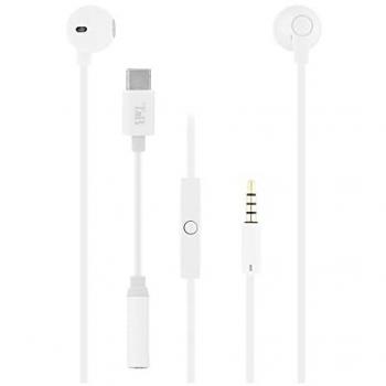 TNB SWEET et Adaptateur Type C - Écouteurs semi intra-auriculaires - Blanc