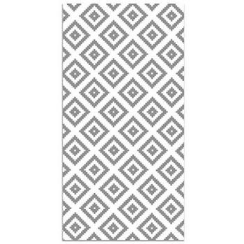 Tapis Vinyle Panorama Carrés Gris 140x200 cm