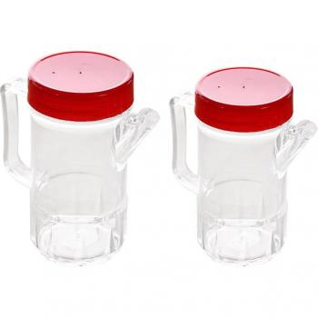 Acrylic Cruet Set for Olive Oil & Vinegar, 2-Pack, 500ml/380ml