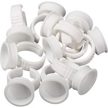 100 PCS Disposable Adhesive Ring for Eyelash Extensions