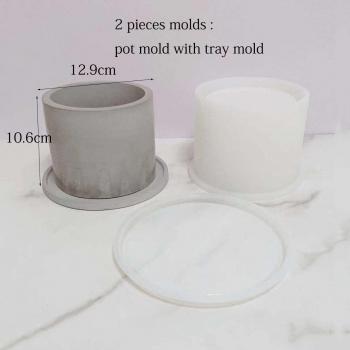 Molde para Maceta de Vela en Silicona