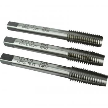 Faithfull HSS Straight Flute Tap Set M12 Set