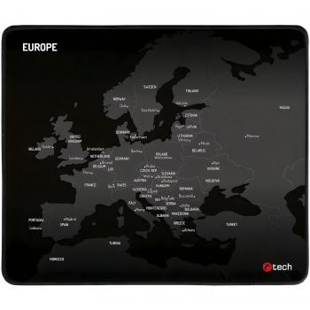 C-TECH MP-01E Mausmatte, 320x270x4mm, mit umsäumten Kanten