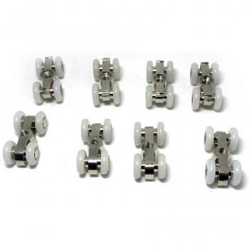 8PCS Bathroom Sliding Shower Door Rollers 18mm