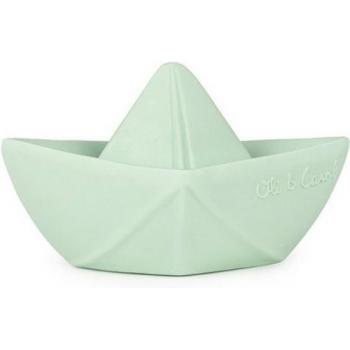 Oli & Carol Jouet de bain Bateau origami Menthe