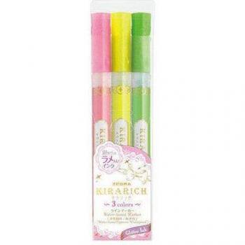 Zebra KIRARICH Shiny Pearl Pen Set (3/5 Colors) WKS18