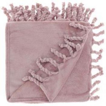 Coperta Plaid Lieke 130x160cm Rosa Antico - Coperte Termiche Morbide e Accoglienti