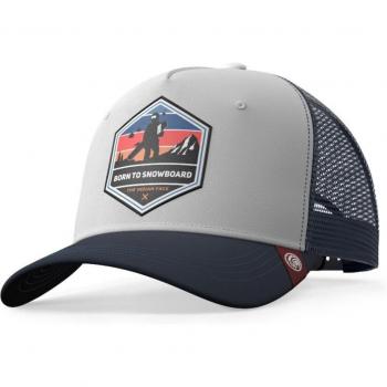 Gorra Born to Snowboard Blanco / Azul