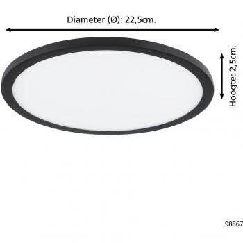 Inbouwlamp LED Eglo Fueva Flex 22W 3000K