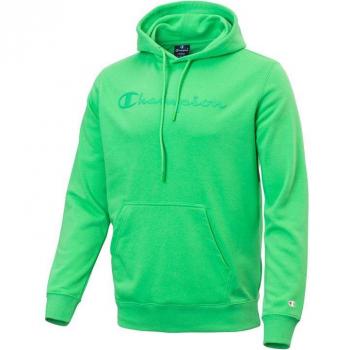 Sudadera Hombre Champion Verde Logotipo