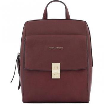 Dafne Backpack femme cuir Bordeaux – sac à dos avec poche pour tablette et RFID