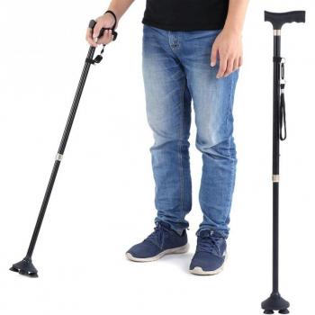 Telescopic Aluminum Hiking Poles for Elderly with Anti-Slip Handle