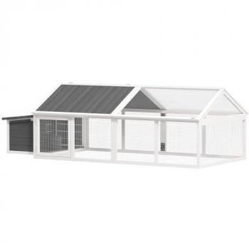 PawHut Chicken Coop with Nesting Box
