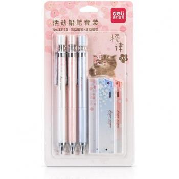 Fresh Cherry Sakura 0.5mm Mechanical Pencils Set