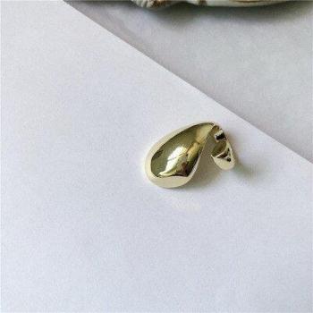 Exaggerated Waterdrop Shape Ring for Women