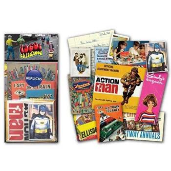 Nostalgic 1960s Childhood Memorabilia Set with Over 20 Replica Artworks