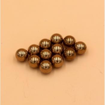 50 Solid Brass Bearing Balls (H62) - 3/8 Inch