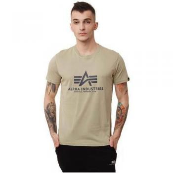 Alpha Industries Baumwoll T-Shirt M Oliv