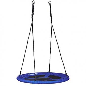 Relaxdays Nestschaukel rund mit geschlossenem Sitz, 90 cm