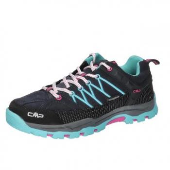 Scarpe Rigel Low Waterproof N&B Celeste per Bambini 33