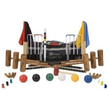 Deluxe 6-Player Croquet Set with Nylon Storage Bag