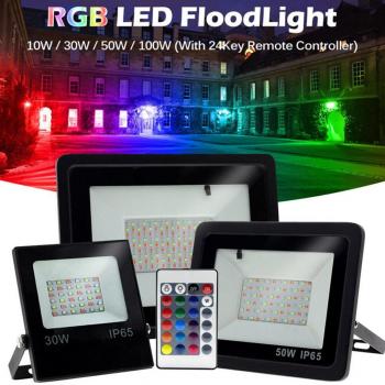 220V RGB LED Floodlight 100W
