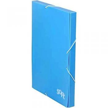 Carpeta Proyectos Soft 2,5cm Azul Pastel