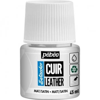 Pintura para cuero Setacolor 45ml - Blanco puro - Pebeo