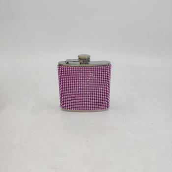 Flacon à hanche plate en diamant 180 ml