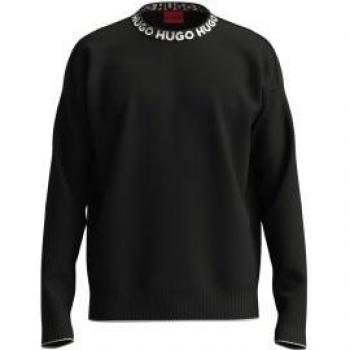 T-Shirt HUGO Outlet 2024 – Camiseta Negra para Hombre