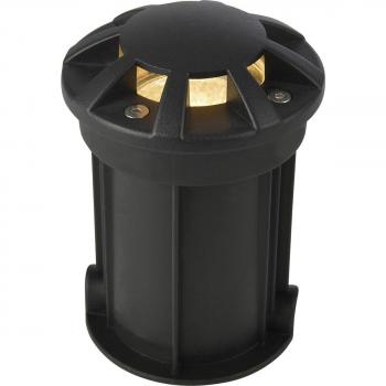 Netlighting Pan 8 Way Outdoor Recessed Ground Light Black IP44