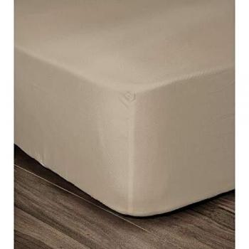 Lovely home Coprimaterasso 100% Cotone 160 x 200 x 25 cm Beige