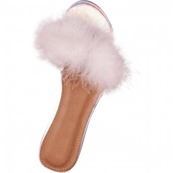 Furry Women Outdoor Beach Slippers