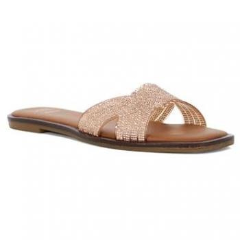 Dune London Womens Lexxo Open-Toe Flat Heel Sandals Tan Size 4