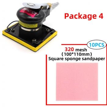 Powerfu M8 Square Sander 10PCS 100*110MM Round Flocking Sponge Sandpaper