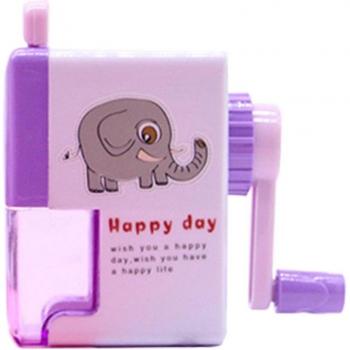 Sacapuntas mecánico Kawaii, diseño de dibujos animados, material ABS, para escuela y oficina