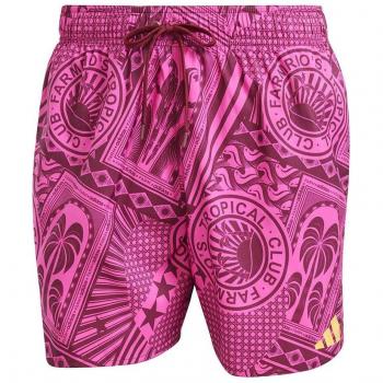 Adidas X Farm 3-Stripes 5 Aqua Shorts – Pulse Lime & Lucid Fuchsia (M/S)