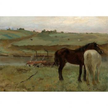 Edgar Degas: Wiesenpferde Puzzle 1000 Teile