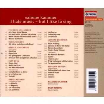 Je déteste la musique - S. Kammer