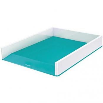 LEITZ Dokumentenkorb A4 Polystyrol Weiß/Eisblau