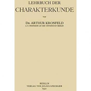 Lehrbuch der Charakterkunde