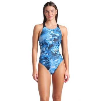 Traje de Baño Arena Blue Flowers V