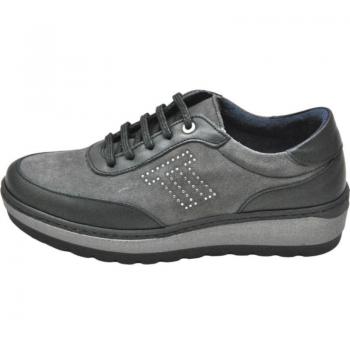 Calzado Casual Notton para Mujer – Modelo 2829, Color Gris, Plantilla Deportiva