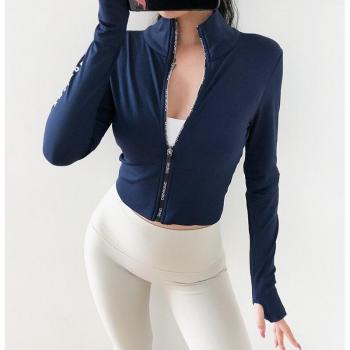 Chaqueta de running para mujer con cremallera