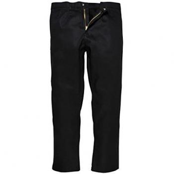 Biz Weld Mens Flame Resistant Trousers Black M 32