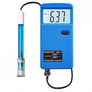 Rilevatore di pH Peaktech con sonda esterna 0...14