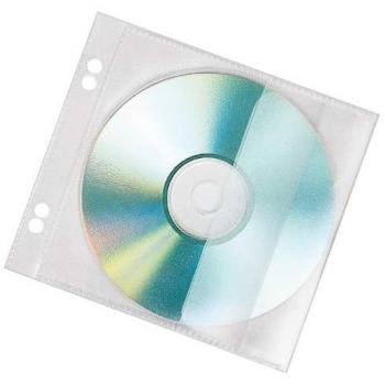 Veloflex 4366000 - CD/DVD Hüllen zum Abheften für 1 CD, 10er Pack