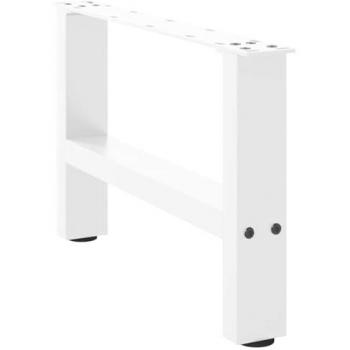 VidaXL Coffee Table Legs White 2 pcs 30×50 cm Steel