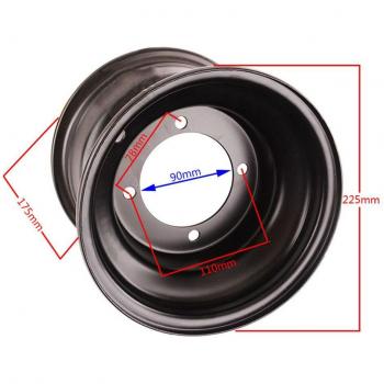 Rueda Tracción 8” 18x9,5 – Cubo Trasero y Delantero